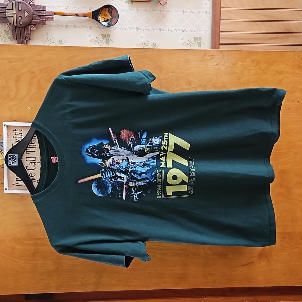 Star Wars Hanes Tagless Tee Hunter Green